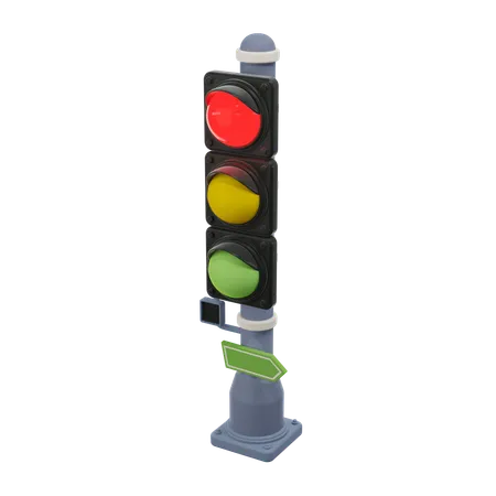 Traffic Light  3D Icon