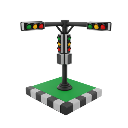 Traffic Light  3D Illustration