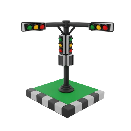 Traffic Light  3D Illustration