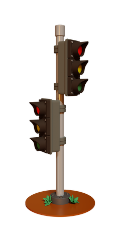 Traffic Light  3D Illustration