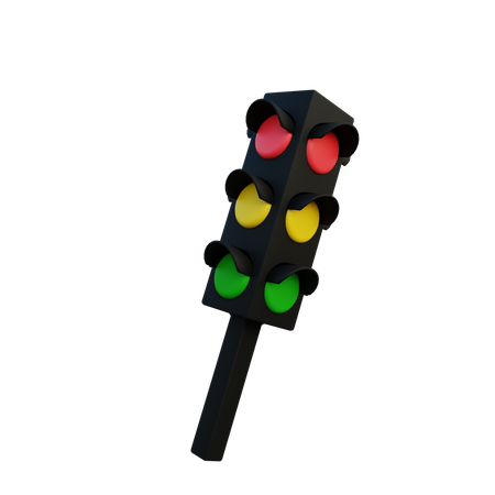 Traffic light 3D Illustration