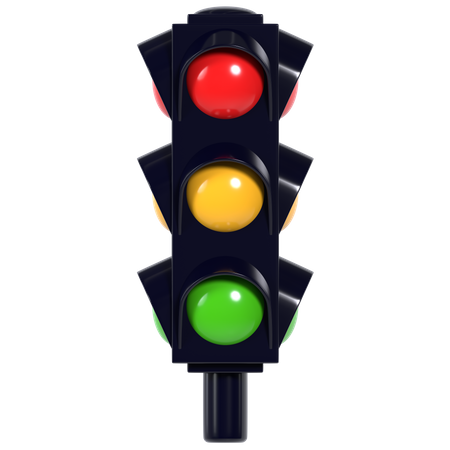 Traffic light 3D Illustration