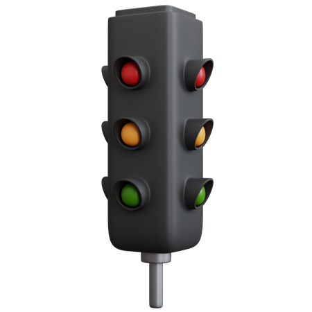 Traffic Light 3D Icon