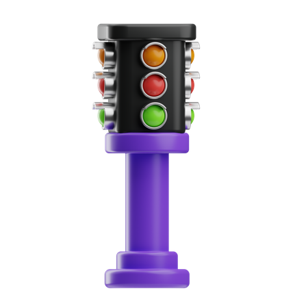 Traffic Light  3D Icon