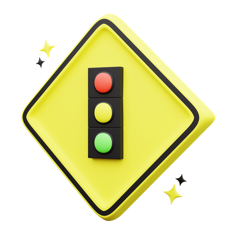 Traffic Light Board  3D Icon