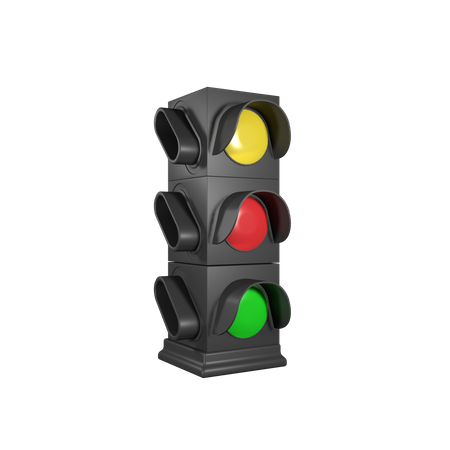 Traffic Light Sign  3D Icon