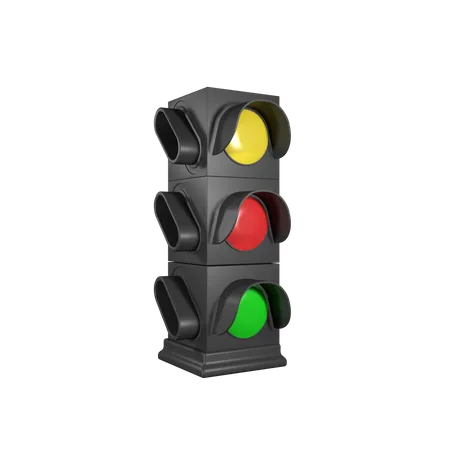 Traffic Light Sign  3D Icon