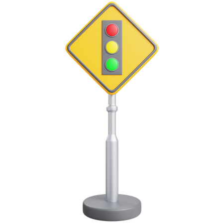 Traffic Light Sign  3D Icon