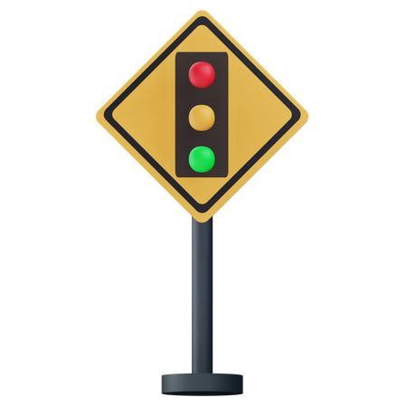 Traffic Light Sign  3D Icon