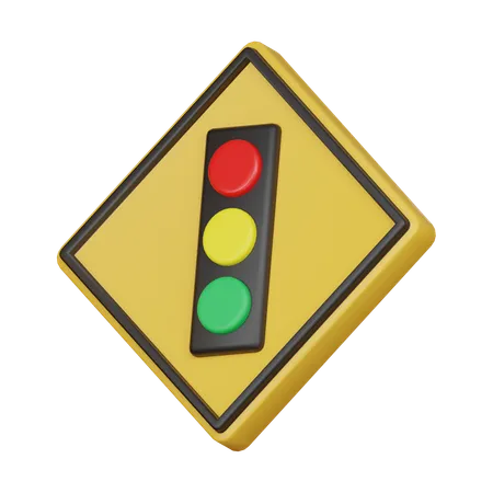 Traffic light sign  3D Icon