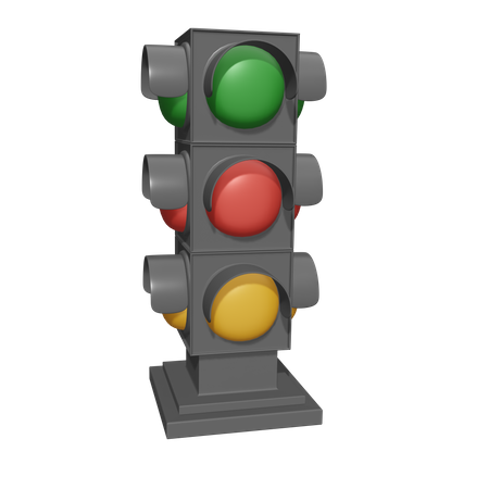 Traffic Light Sign  3D Icon