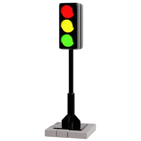 Traffic Light Signal  3D Icon