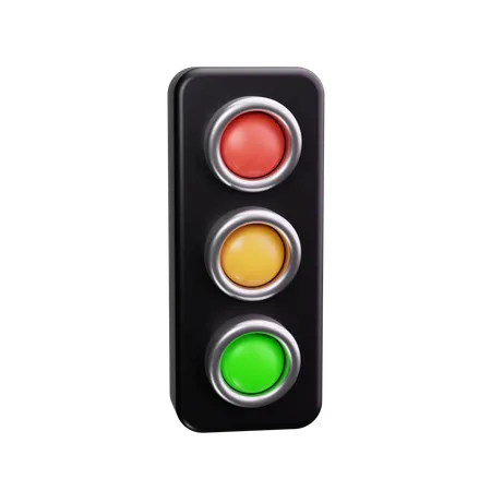 Traffic light signal  3D Icon