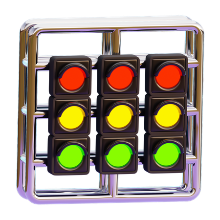 TRAFFIC LIGHTS  3D Icon