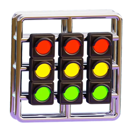 TRAFFIC LIGHTS  3D Icon