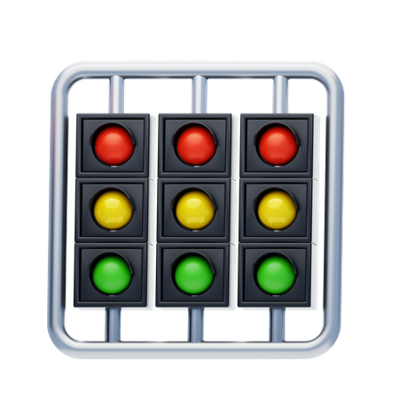 Traffic Lights  3D Icon