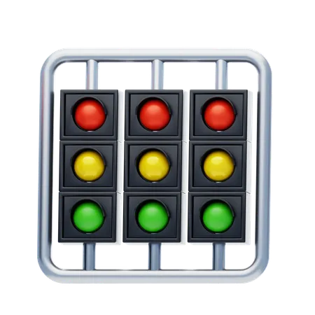 Traffic Lights  3D Icon