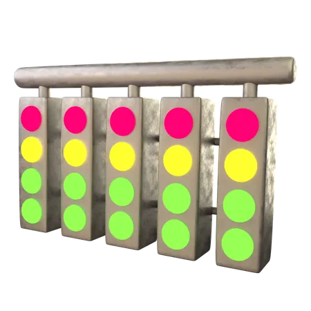 Traffic Lights  3D Icon