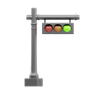 3d traffic-lights logo