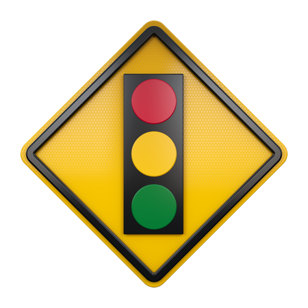 Traffic Lights Sign  3D Icon