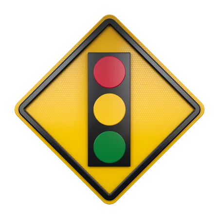 Traffic Lights Sign  3D Icon