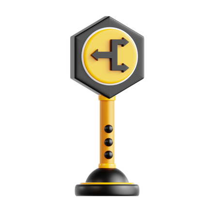 Traffic Sign  3D Icon