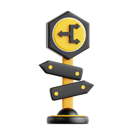 Traffic Sign  3D Icon