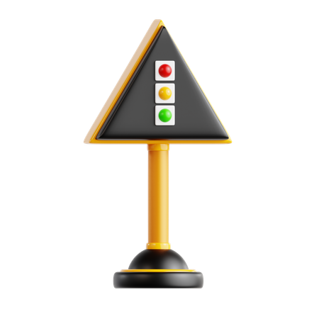 Traffic Sign  3D Icon