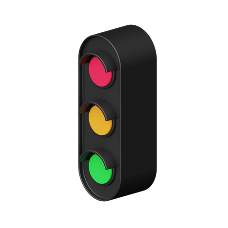 Traffic Signal  3D Icon