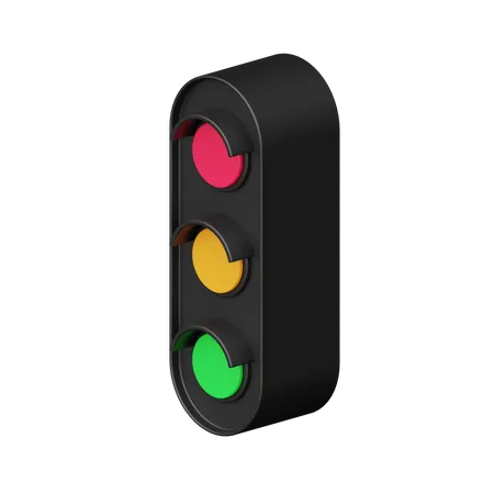 Traffic Signal  3D Icon