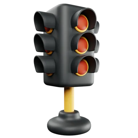 Traffic Signal  3D Icon