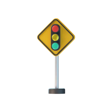 Traffic Signal  3D Icon