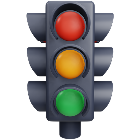 Traffic Signal  3D Icon