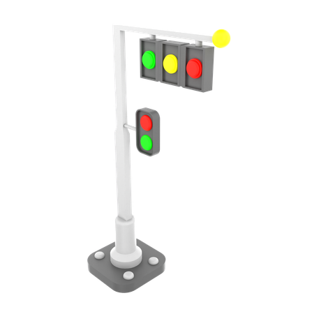 Traffic signal  3D Icon