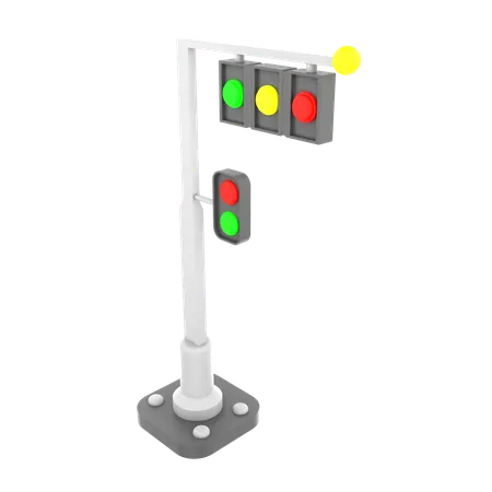 Traffic signal  3D Icon