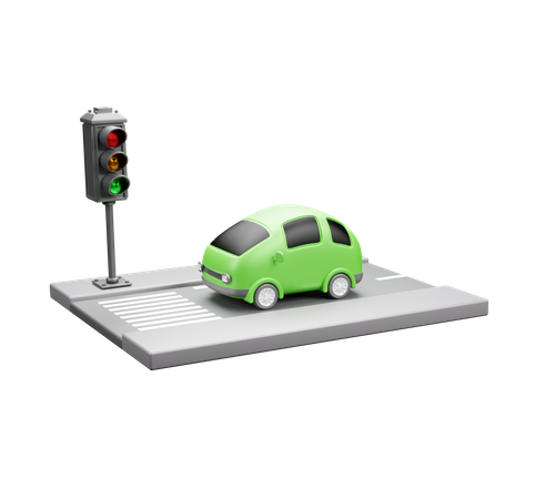 Traffic Signal  3D Icon