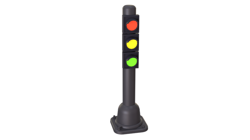 Traffic Signal Light  3D Icon