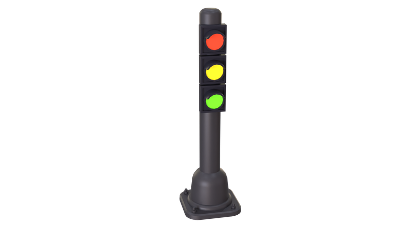 Traffic Signal Light  3D Icon