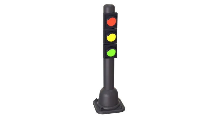 Traffic Signal Light  3D Icon