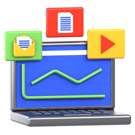 Traffic Sources  3D Icon