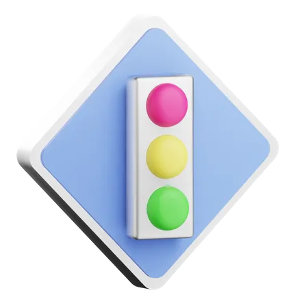 Trafic Light  3D Icon