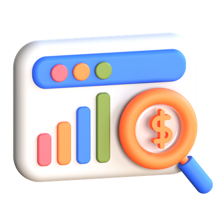 Tráfico pago  3D Icon