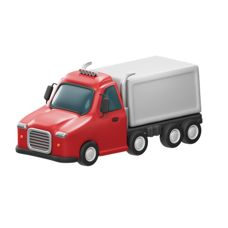 Trailer truck  3D Icon