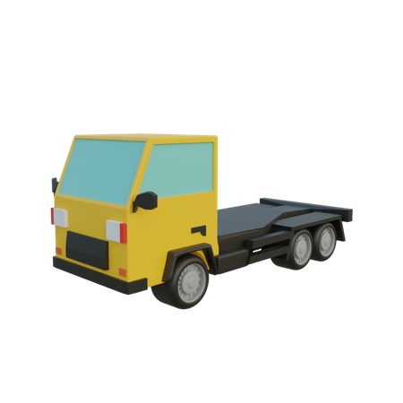 Trailer Truck 3D Illustration