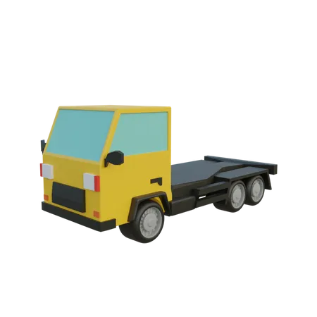 Trailer Truck  3D Illustration