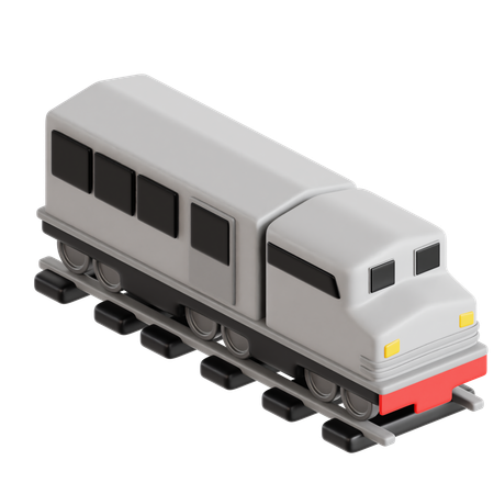 電車  3D Icon