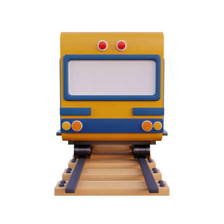 電車  3D Icon