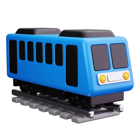 電車  3D Icon