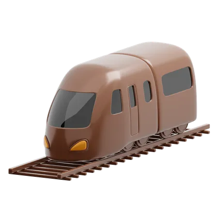 電車  3D Icon