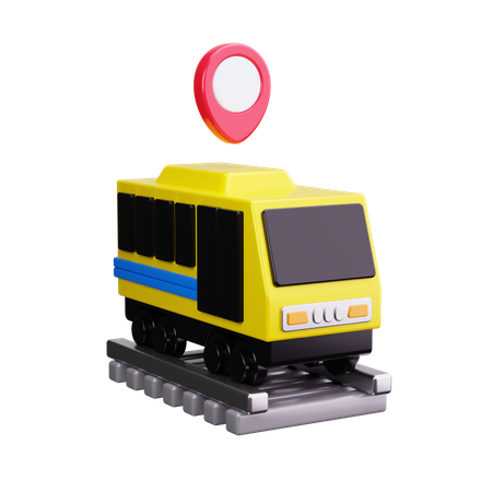 Train  3D Icon